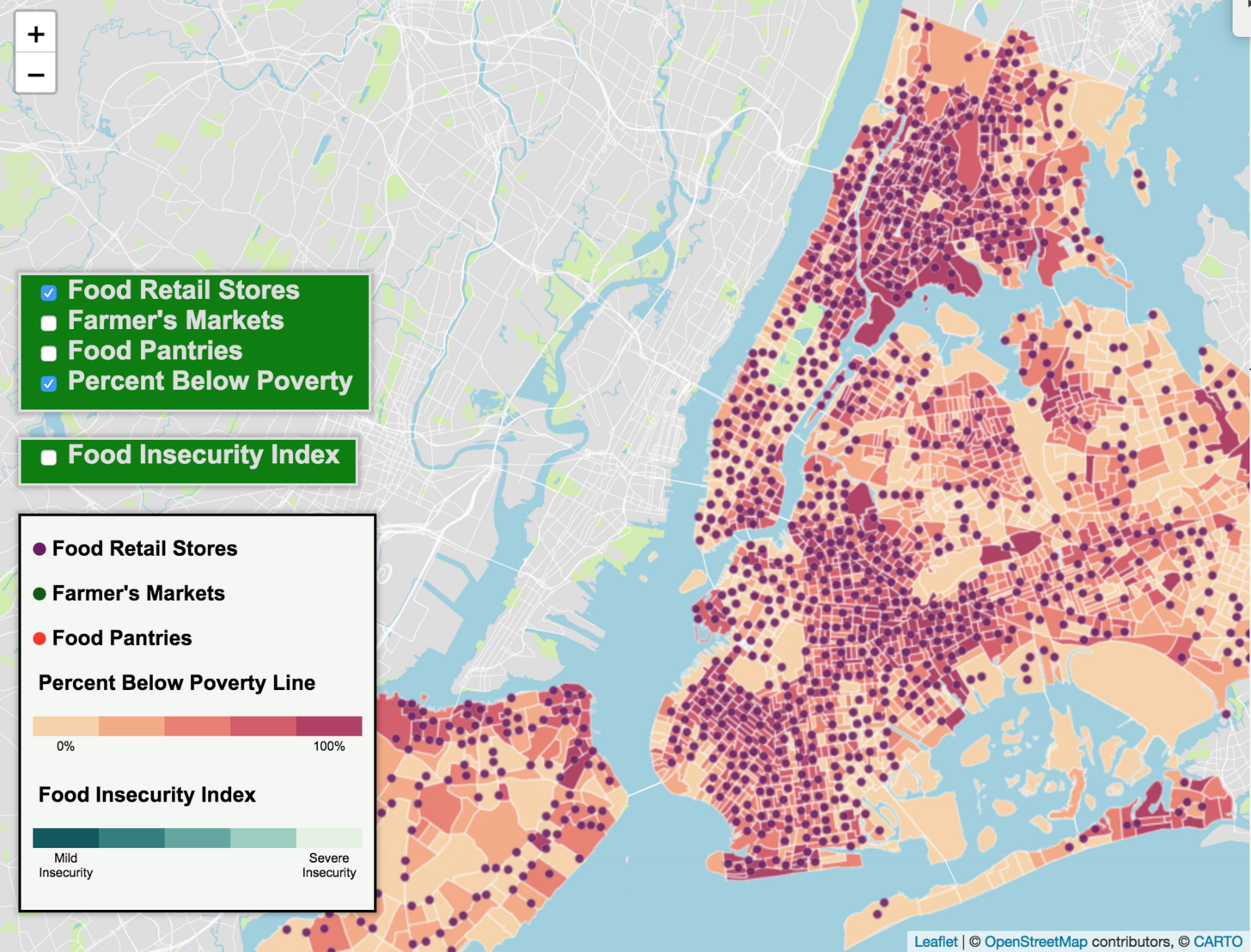 Mapping Food Access In New York City